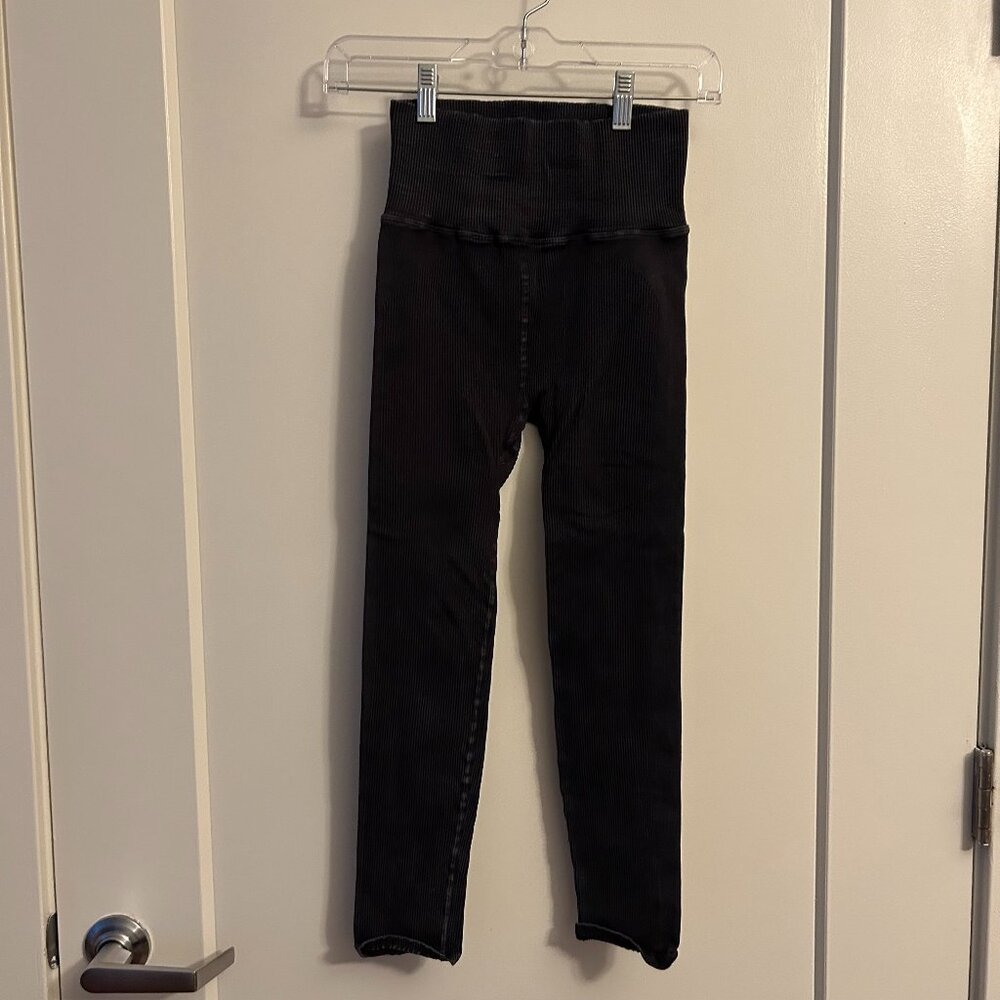 Free People Movement Ultra High-Rise 7/8 Happiness Runs Leggings in Charcoal